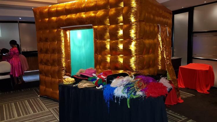 Photobooth setup for event guests
